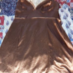 Rose gold dress size medium